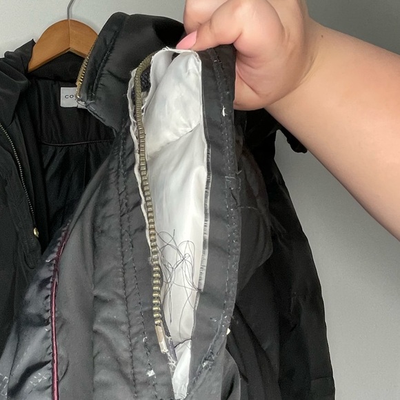 Cole Haan Black Down Puff Coat Long line - Picture 2 of 4